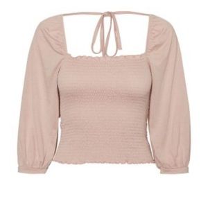 Gifted to a buyer🥰Rose pink Square neck top💕